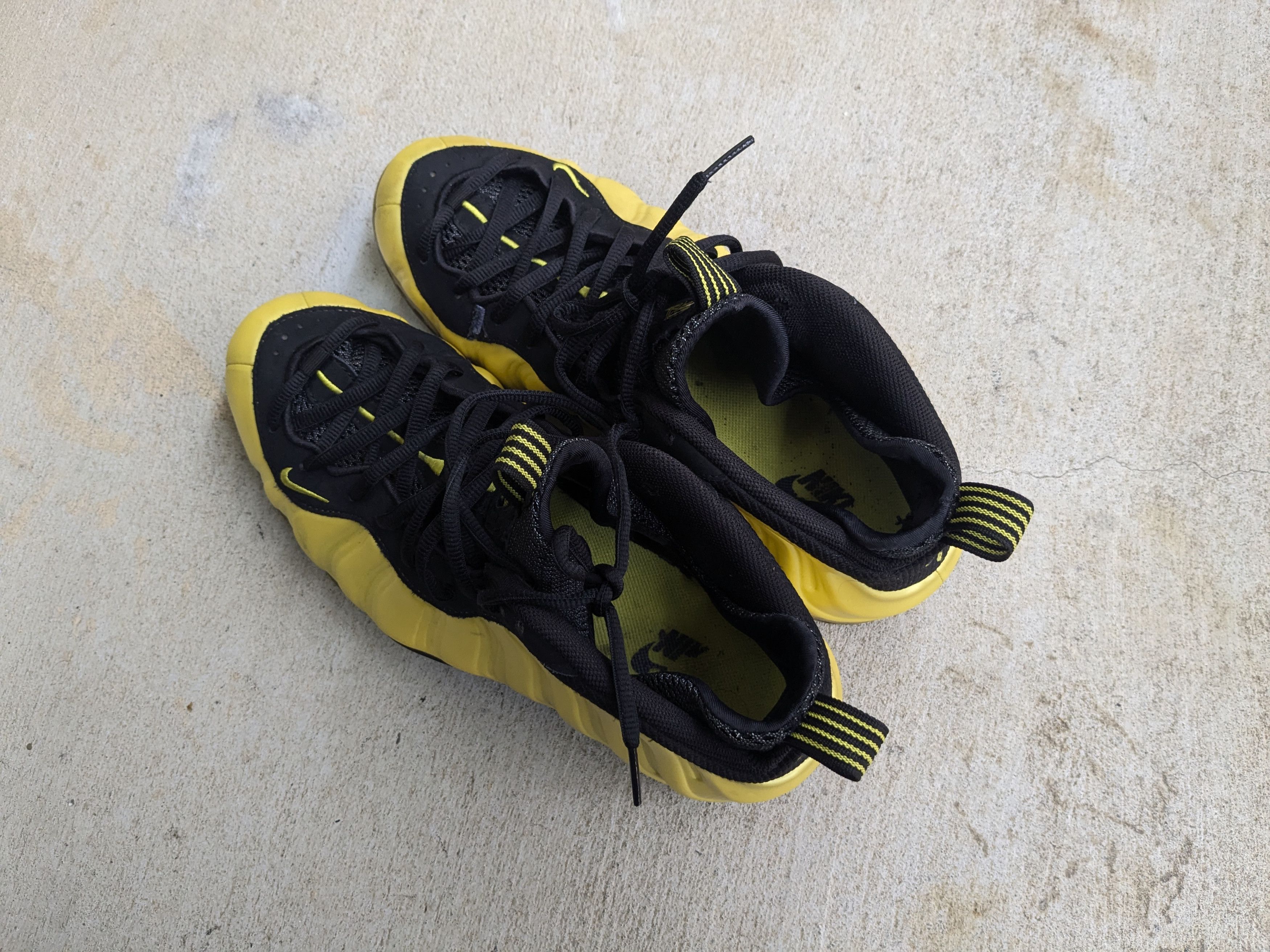 Nike Nike Air Foamposite One Electrolime Yellow 314996-330 Black Size US 11.5 / EU 44-45 - 16 Thumbnail