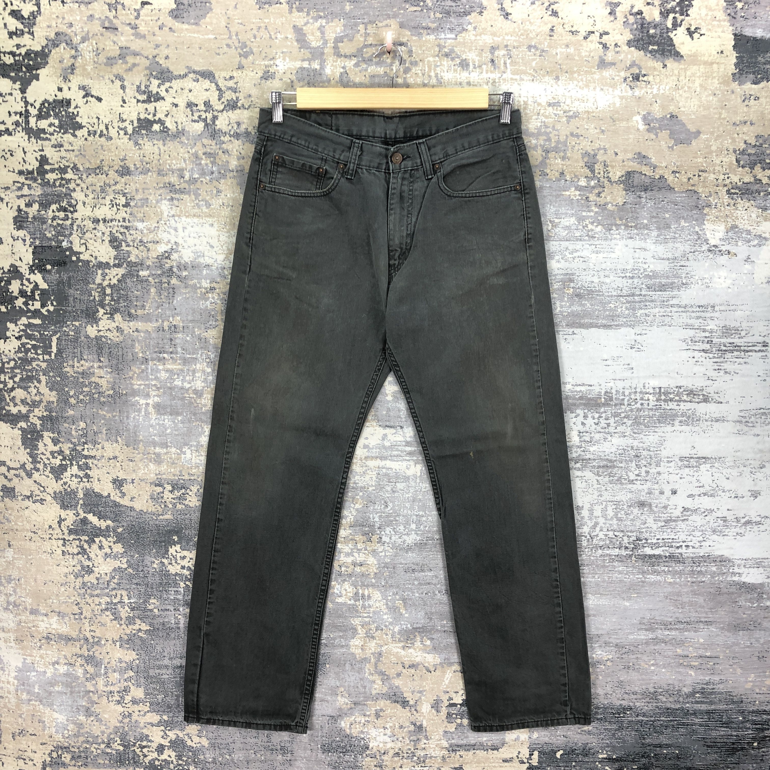 Vintage Levis Faded Black Jeans Levi's 505 Light Wash Denim