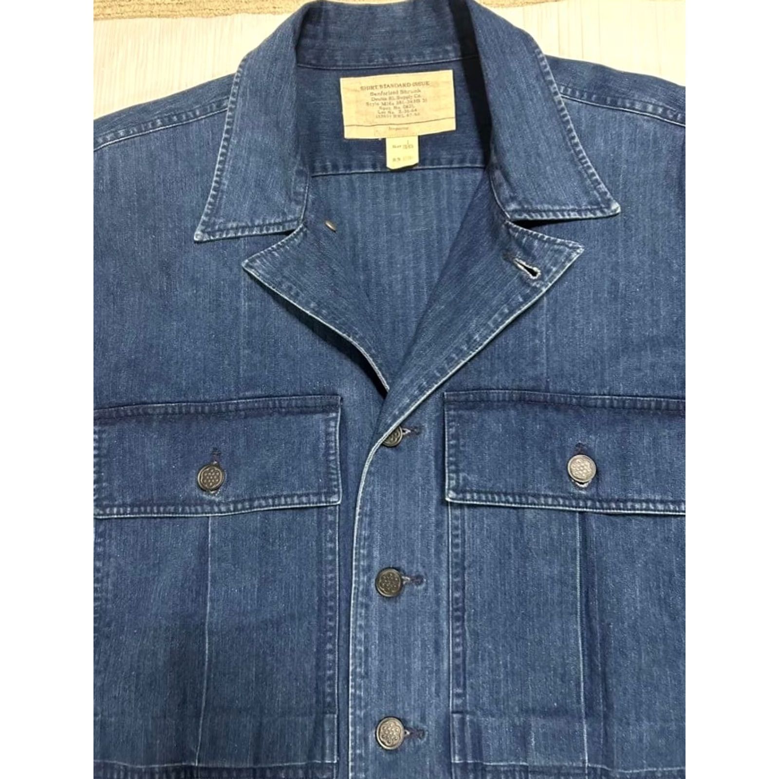 Ralph Lauren RRL Ralph Lauren Indigo Herringbone Coverall Jacket Size S Blue Used Men Size US 29 - 2 Thumbnail