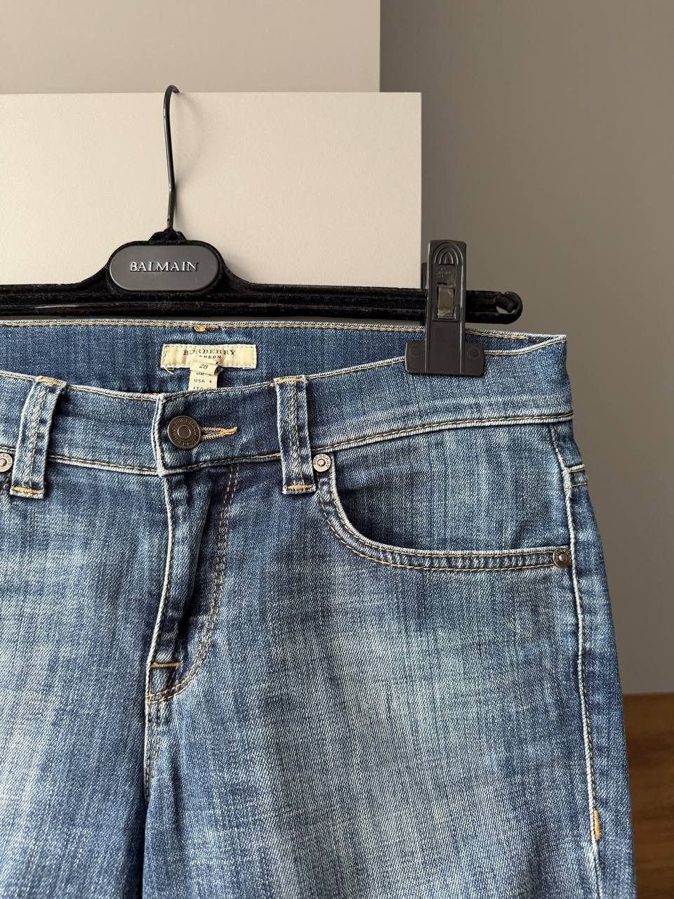 Burberry Vintage Burberry London Nova Check Jeans blue Pants Size 27" / US 4 / IT 40 - 2 Thumbnail
