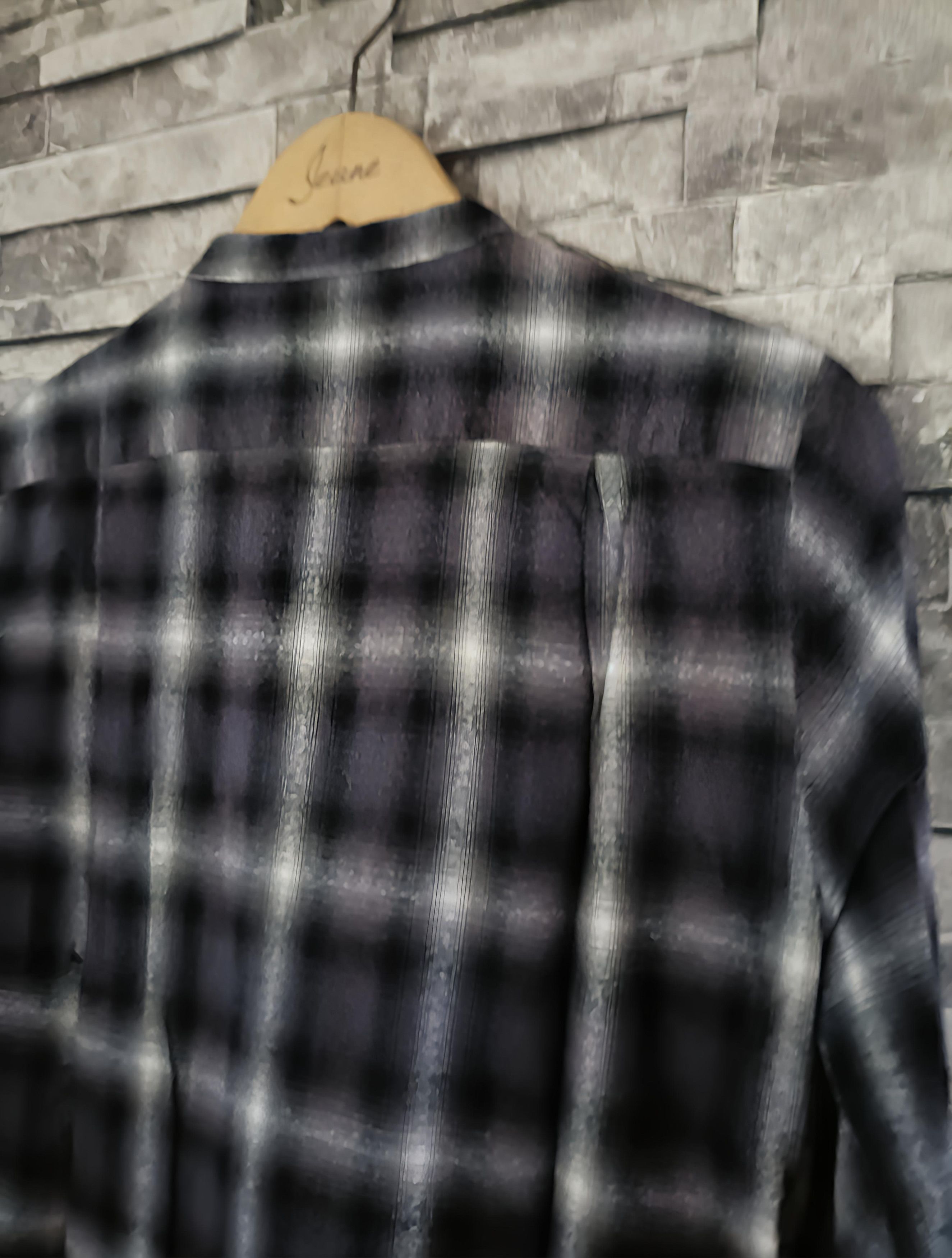 Japanese Brand × STUDIOUS Vintage studious japan outer flanel shirt Size S / US 4 / IT 40 - 3 Thumbnail