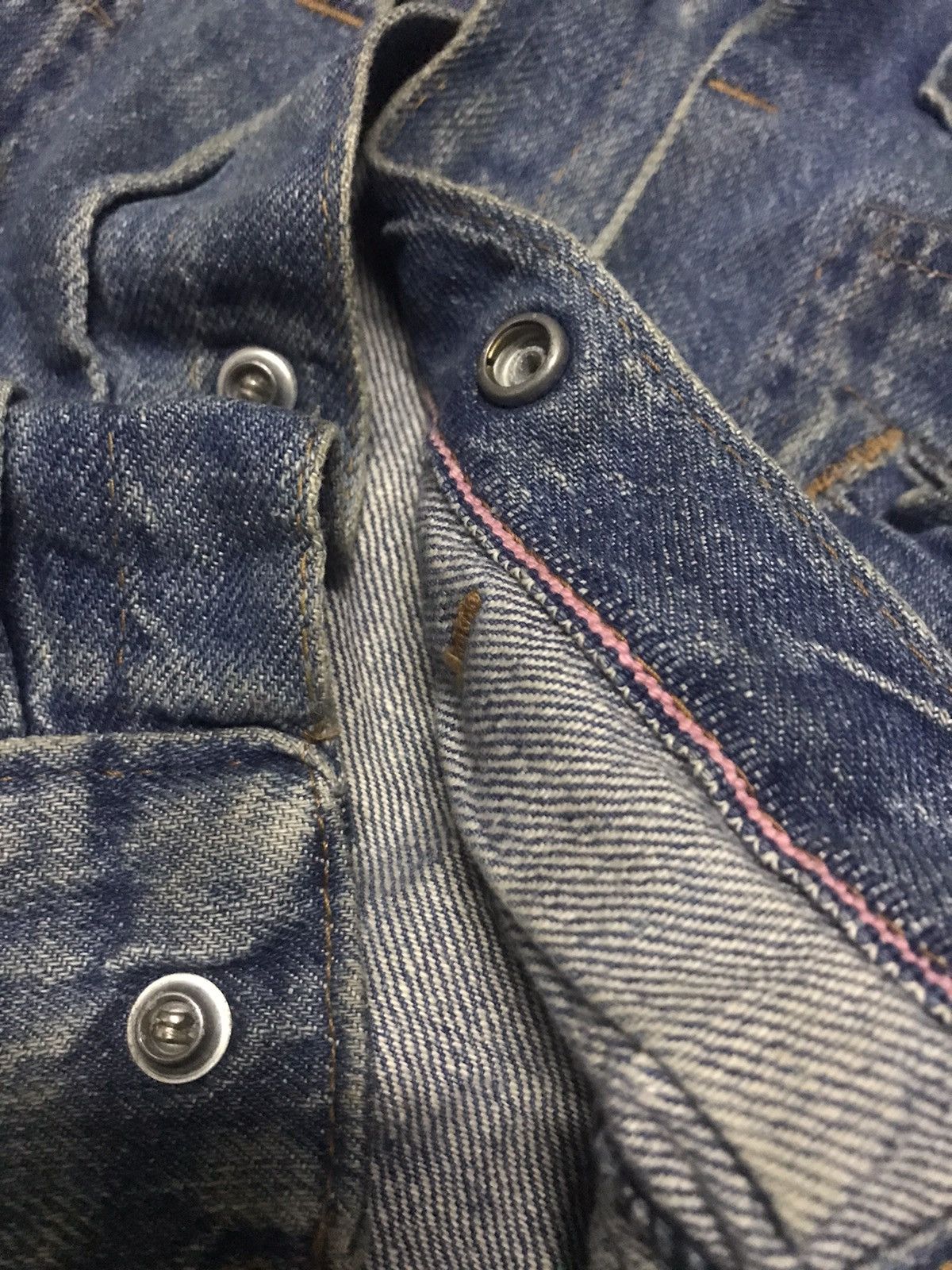 JCPenney 70s Vintage Selvedge Denim JC Penney Ranchcraft Jean Trucker Size S / US 4 / IT 40 - 11 Thumbnail