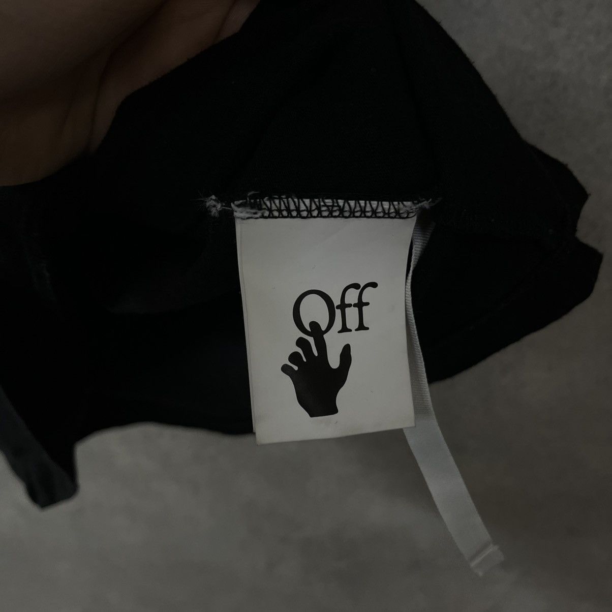 Off-White Off White T-shirt Big Logo Black Size US M / EU 48-50 / 2 - 10 Thumbnail
