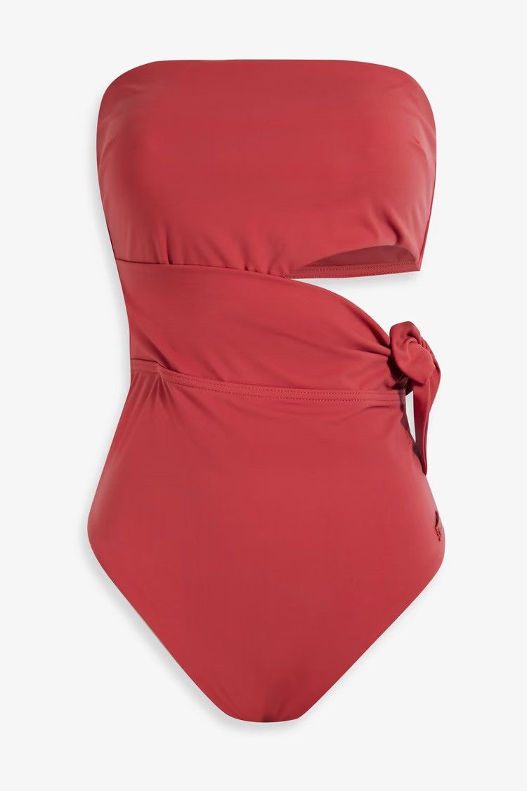 Zimmermann ZIMMERMANN Cutout bandeau swimsuit size AU 0/US 4 MSRP $295 Size ONE SIZE - 4 Thumbnail
