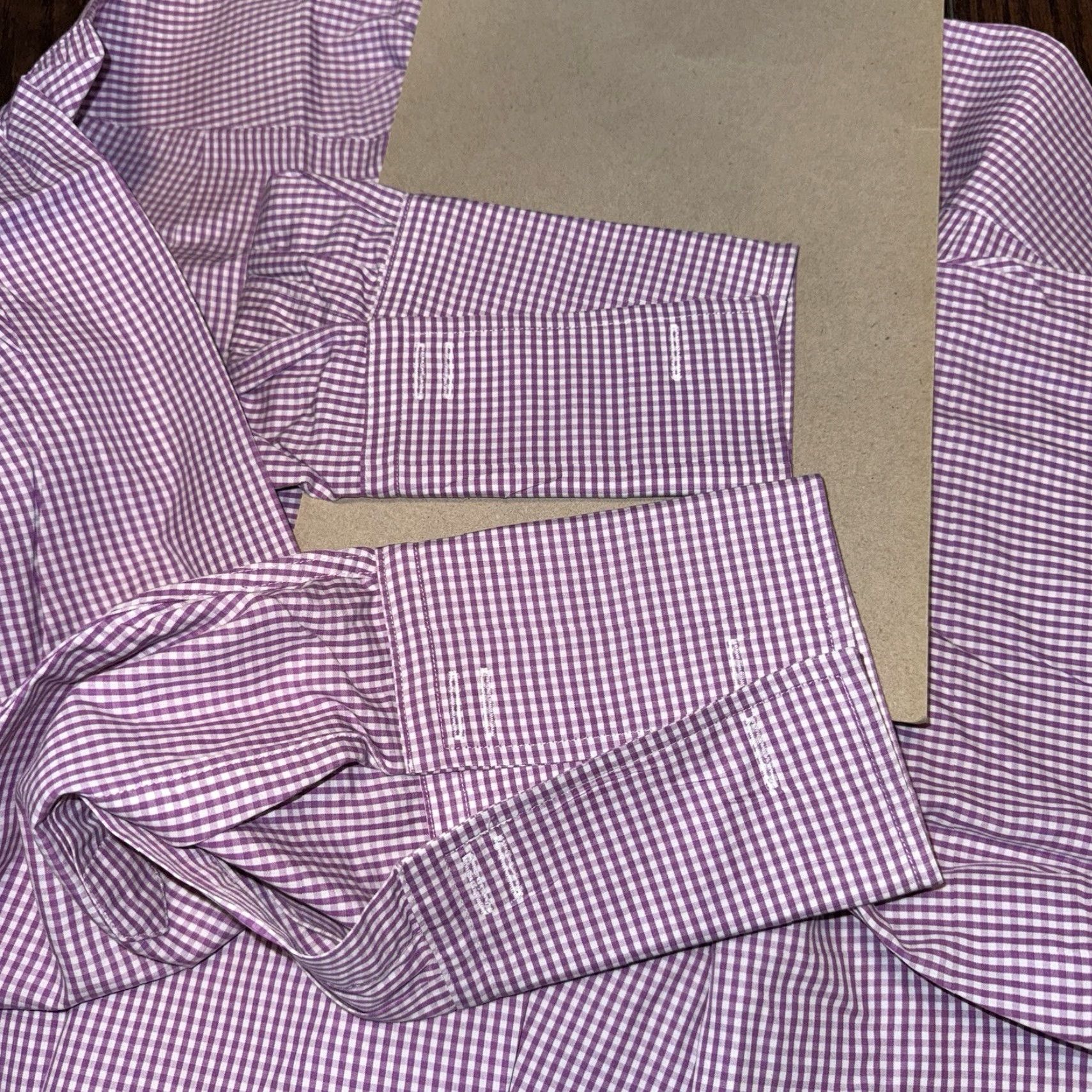 Charles Tyrwhitt Charles Tyrwhitt Button Down Shirt Purple White 19/37 48/94 Dress Shirt Size US M / EU 48-50 / 2 - 5 Thumbnail