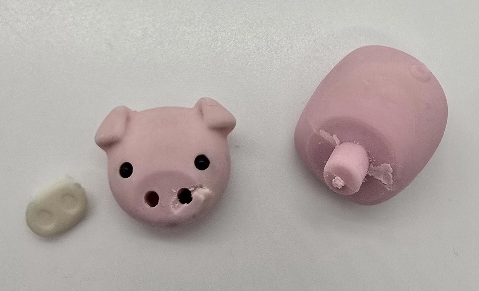 Other Iwako Pink Puzzle Pig Eraser Size ONE SIZE - 5 Thumbnail