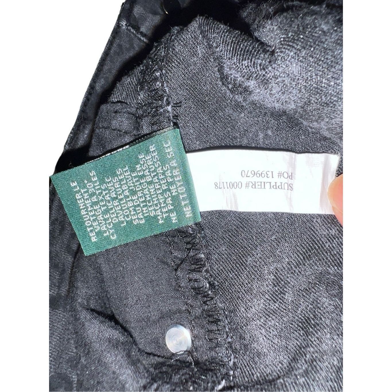 Lauren Ralph Lauren LRL Lauren Ralph Lauren Black Velvet Modern Straight Pant Wo Size 34" / US 12 / IT 48 - 8 Thumbnail