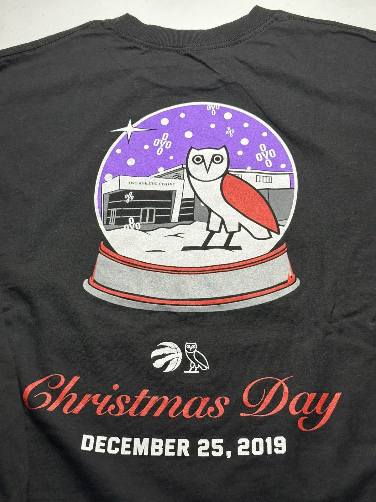 NBA × October's Very Own OVO Toronto Raptors 2019 Christmas Day LongSleeve shirt Size US L / EU 52-54 / 3 - 3 Thumbnail