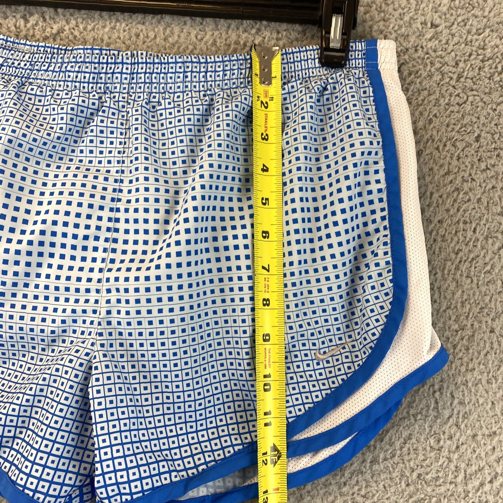 Nike Nike Running Dri Fit Women's Athletic Shorts Size M Blue MISSING STRING / 58-20 Size 31" - 5 Thumbnail
