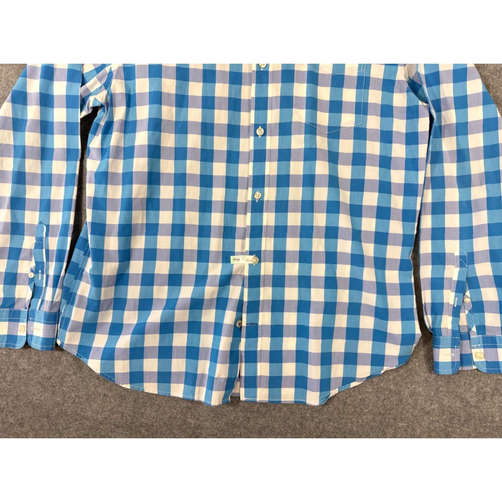 Gap **Gap Men's L Blue Check Button-Down Shirt Preppy Long Sleeve** User: Gap Men's L Blue Check Button-Down Shirt Preppy Long Sleeve Size US L / EU 52-54 / 3 - 4 Thumbnail