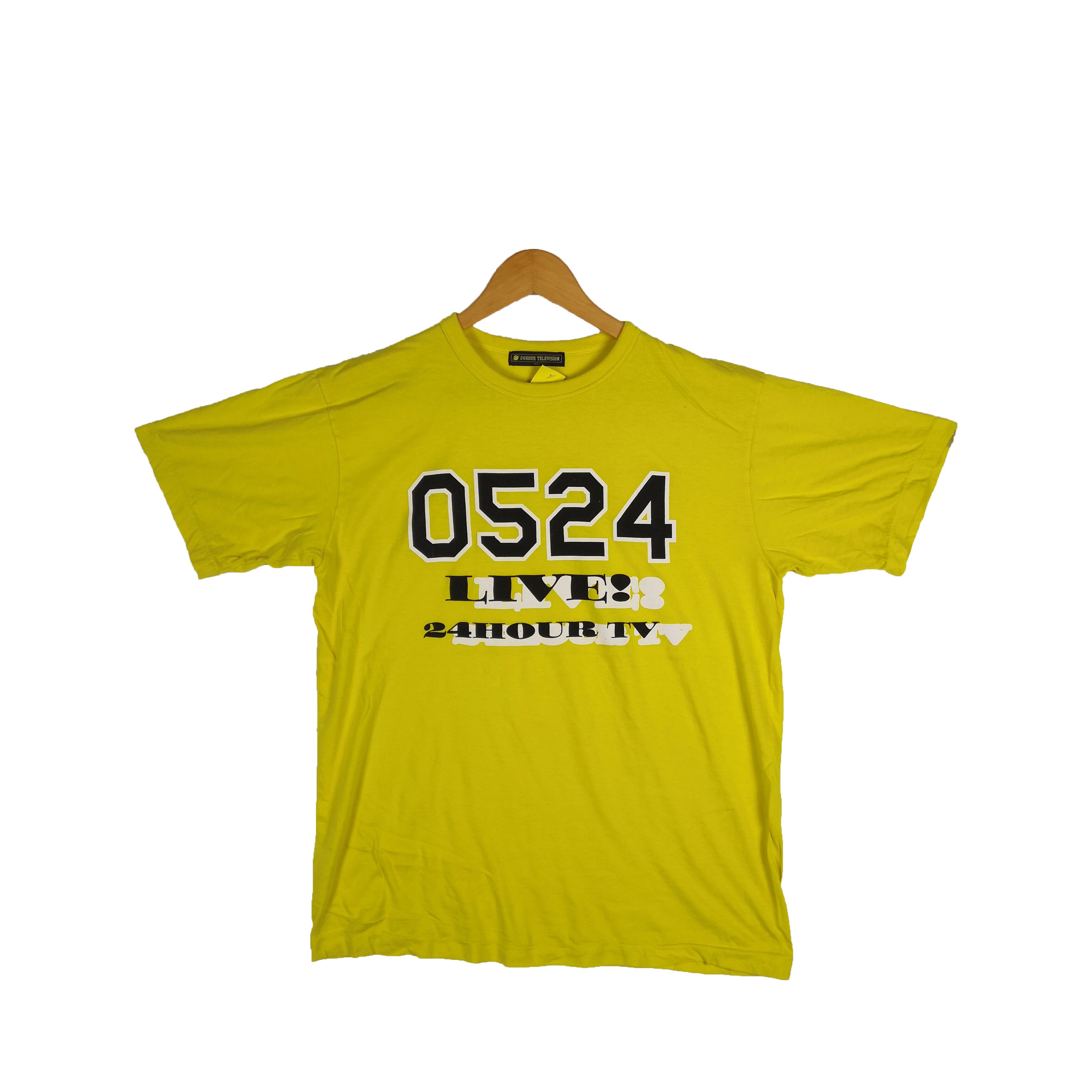 Japanese Brand Vintage 24 Hour Television T-shirt Japanese Show Tee Size US L / EU 52-54 / 3 - 1 Thumbnail