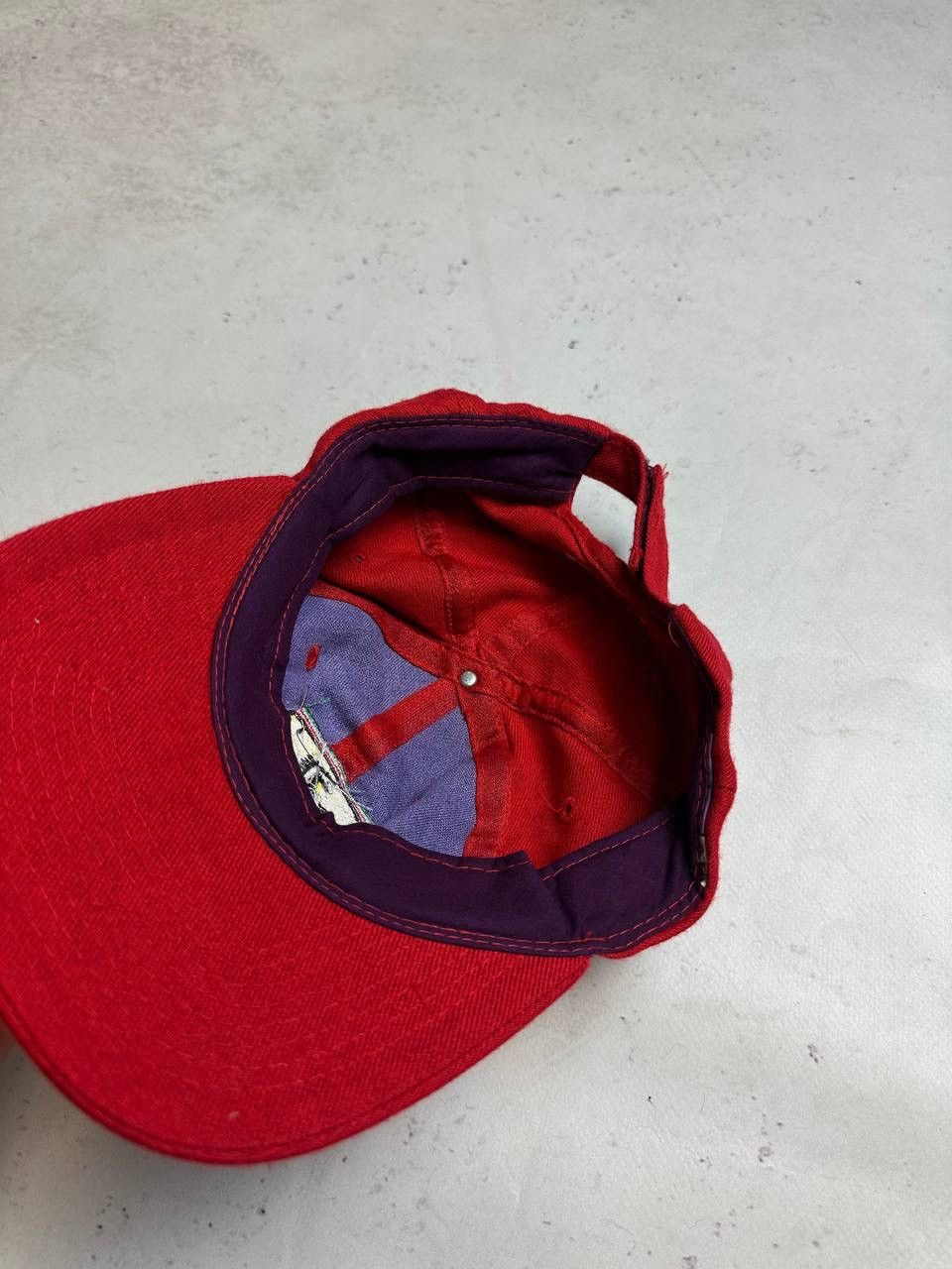 Vintage Vintage Ferarri F-1 Racing Cap Y2K Os Size ONE SIZE - 4 Thumbnail