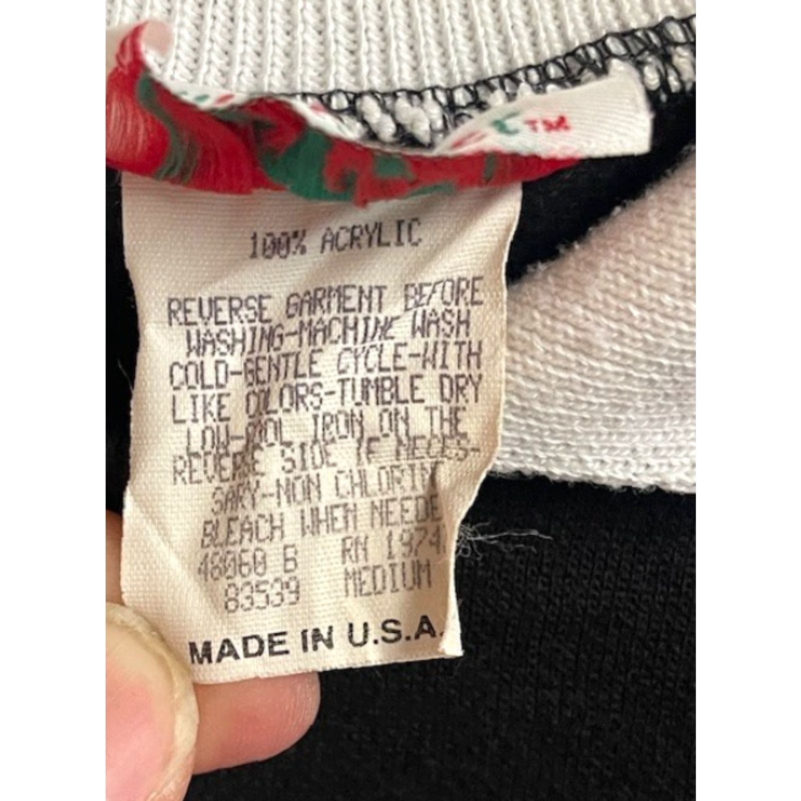 Vintage VINTAGE Nutcracker Christmas Sweatshirt Womens M Ugly Sweater Kitsch Holiday USA 70s 80s Size M / US 6-8 / IT 42-44 - 5 Thumbnail