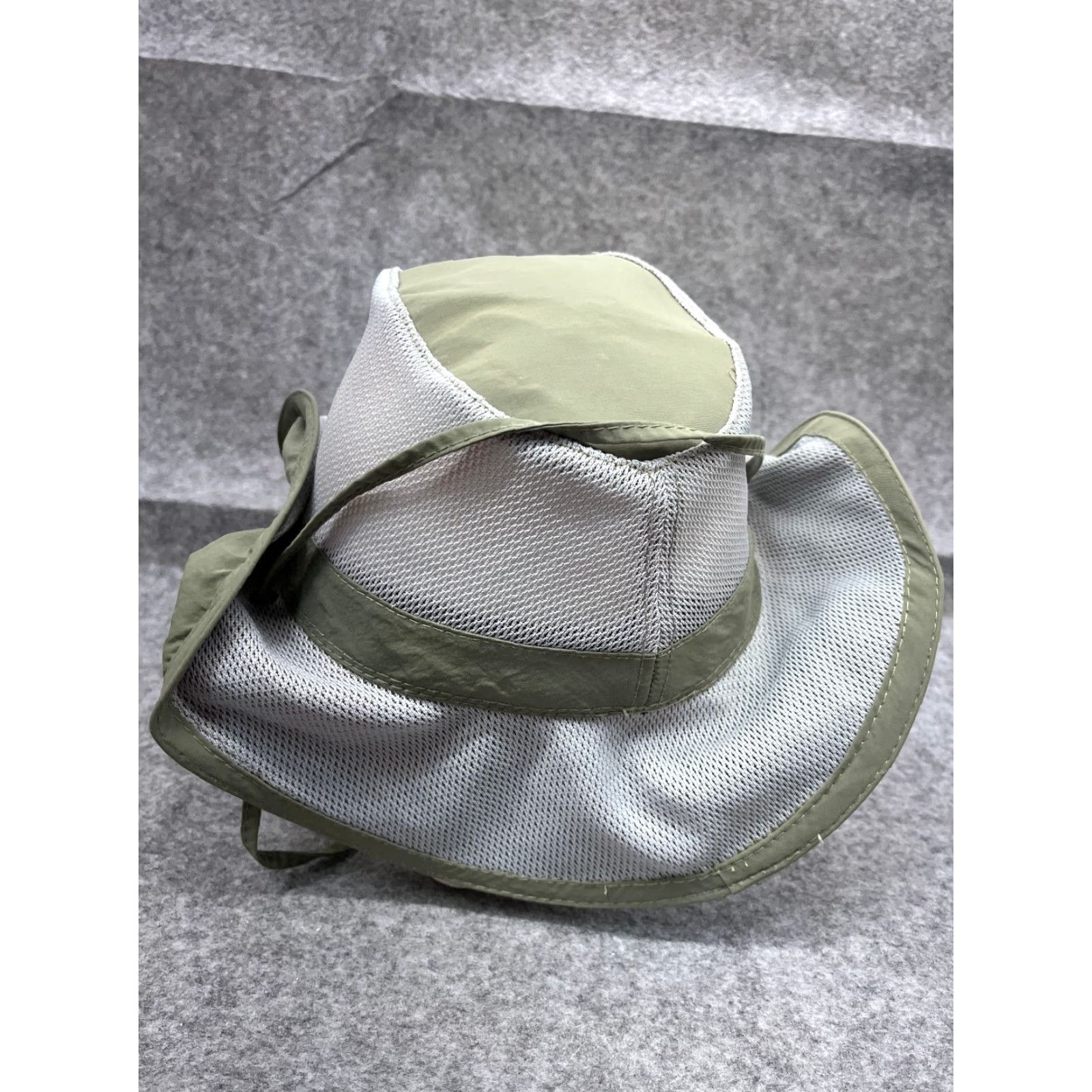 Vintage Dorfman Pacific Bucket Hat Adult XL Gray Poly/Nylon Blend Fish Camp Hat Bucket Men Size ONE SIZE - 6 Thumbnail