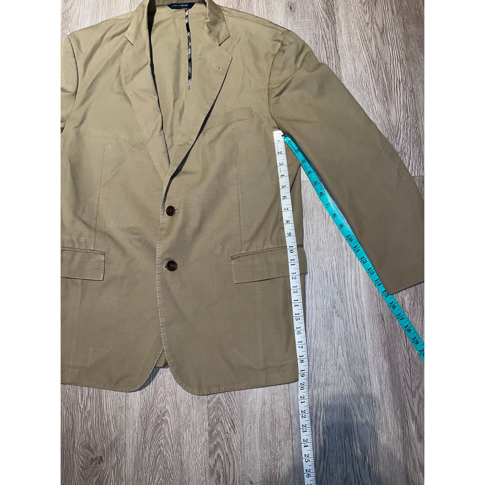 Brooks Brothers Brooks Brothers - 1818 Regent Blazer / 42R / Tan Size 42R - 4 Thumbnail