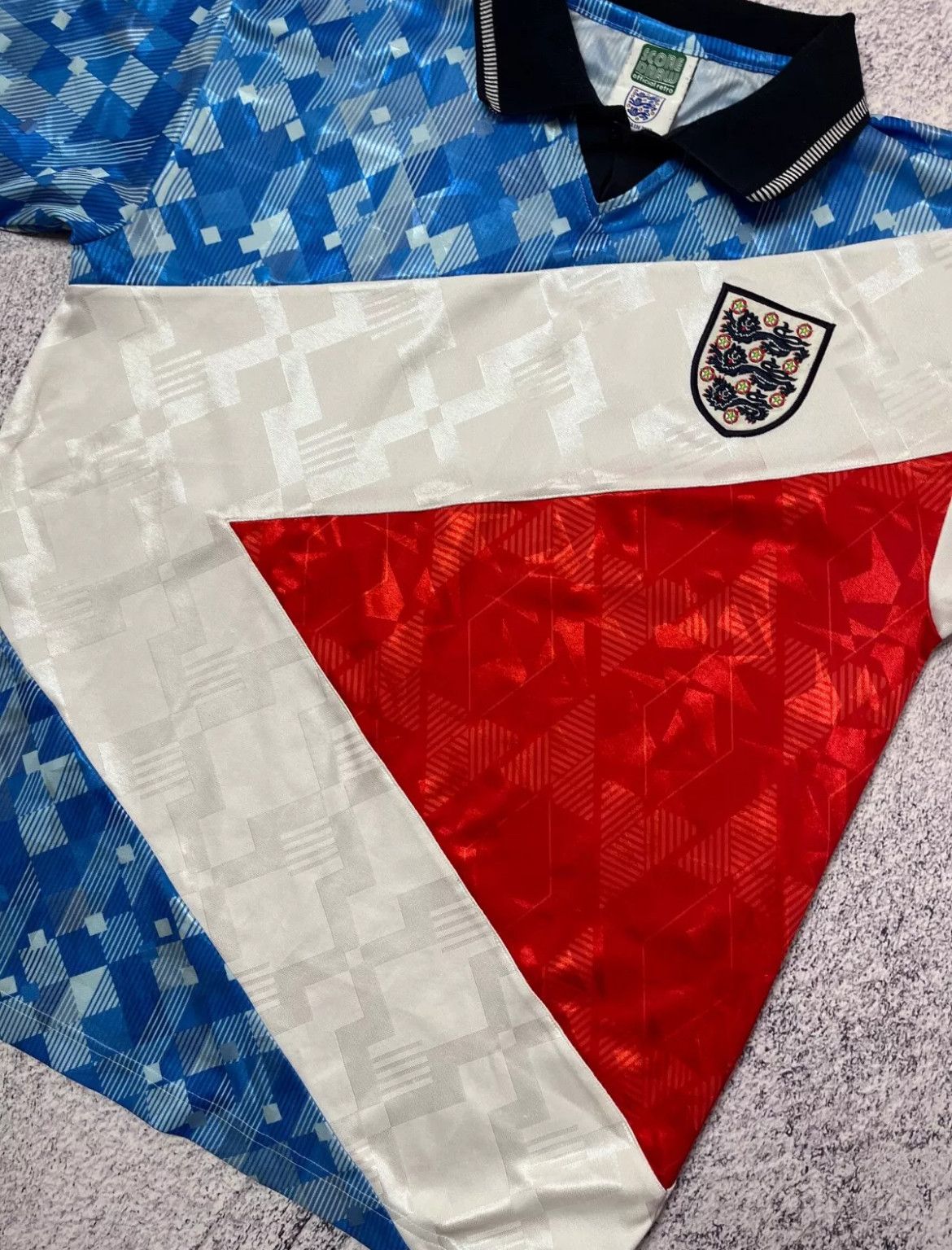 Other Mens soccer jersey England 1990s Score Draw M official retro Size US M / EU 48-50 / 2 - 5 Thumbnail