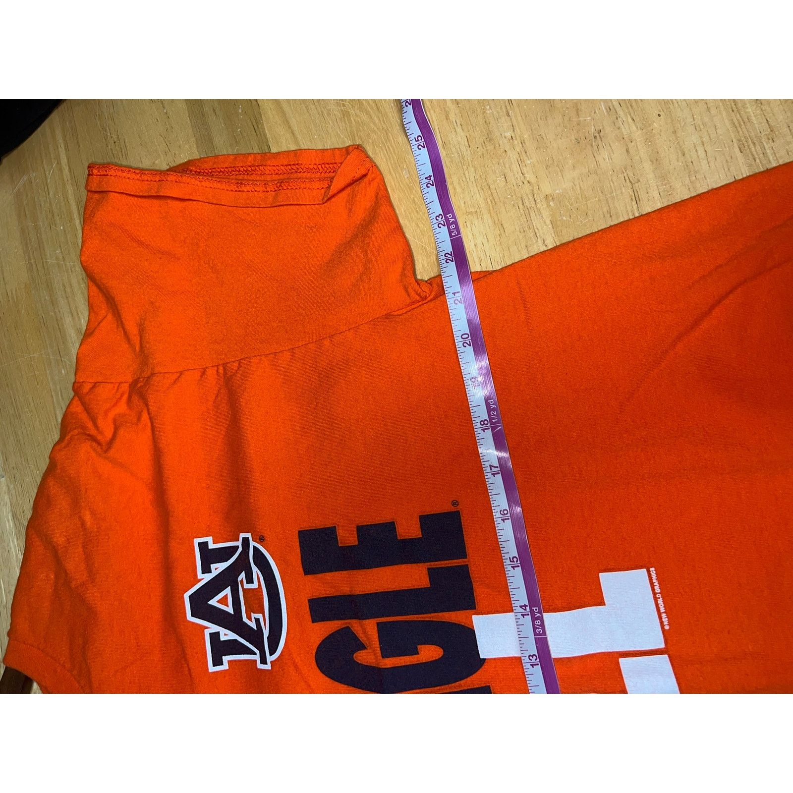 NCAA Auburn Tigers Shirt War Eagle Yall New Y'all College Tee L Size US L / EU 52-54 / 3 - 6 Thumbnail