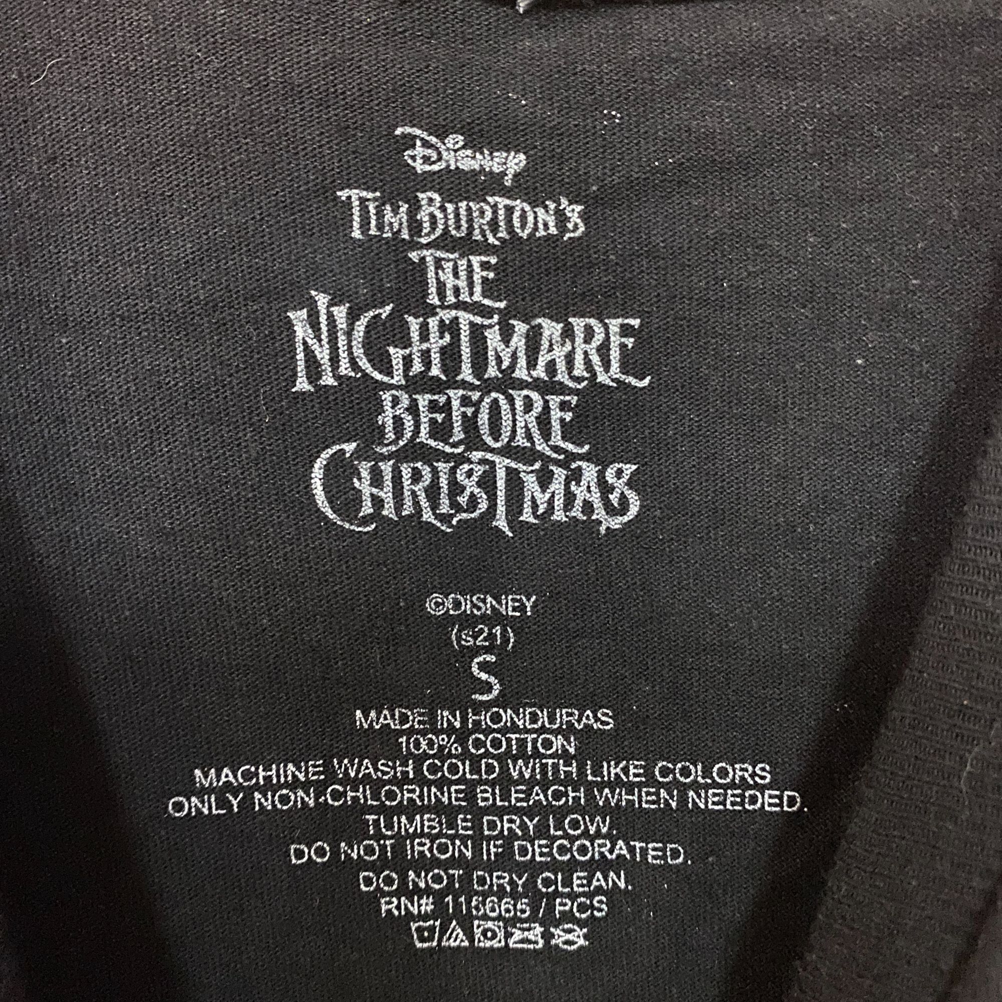 Disney Jack The Pumpkin King Hero Of Halloween Town Nightmare Befor Size US S / EU 44-46 / 1 - 4 Thumbnail