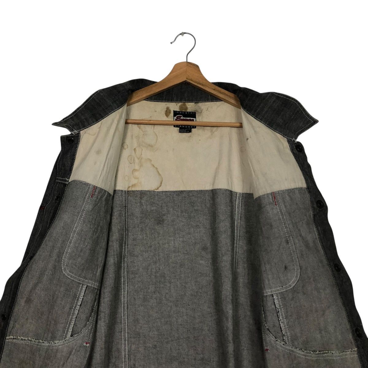 Vintage 🔥VINTAGE DENIM CHORE WORK JACKET ENYCEE ISSEY MIYAKE Size US XXL / EU 58 / 5 - 16 Thumbnail