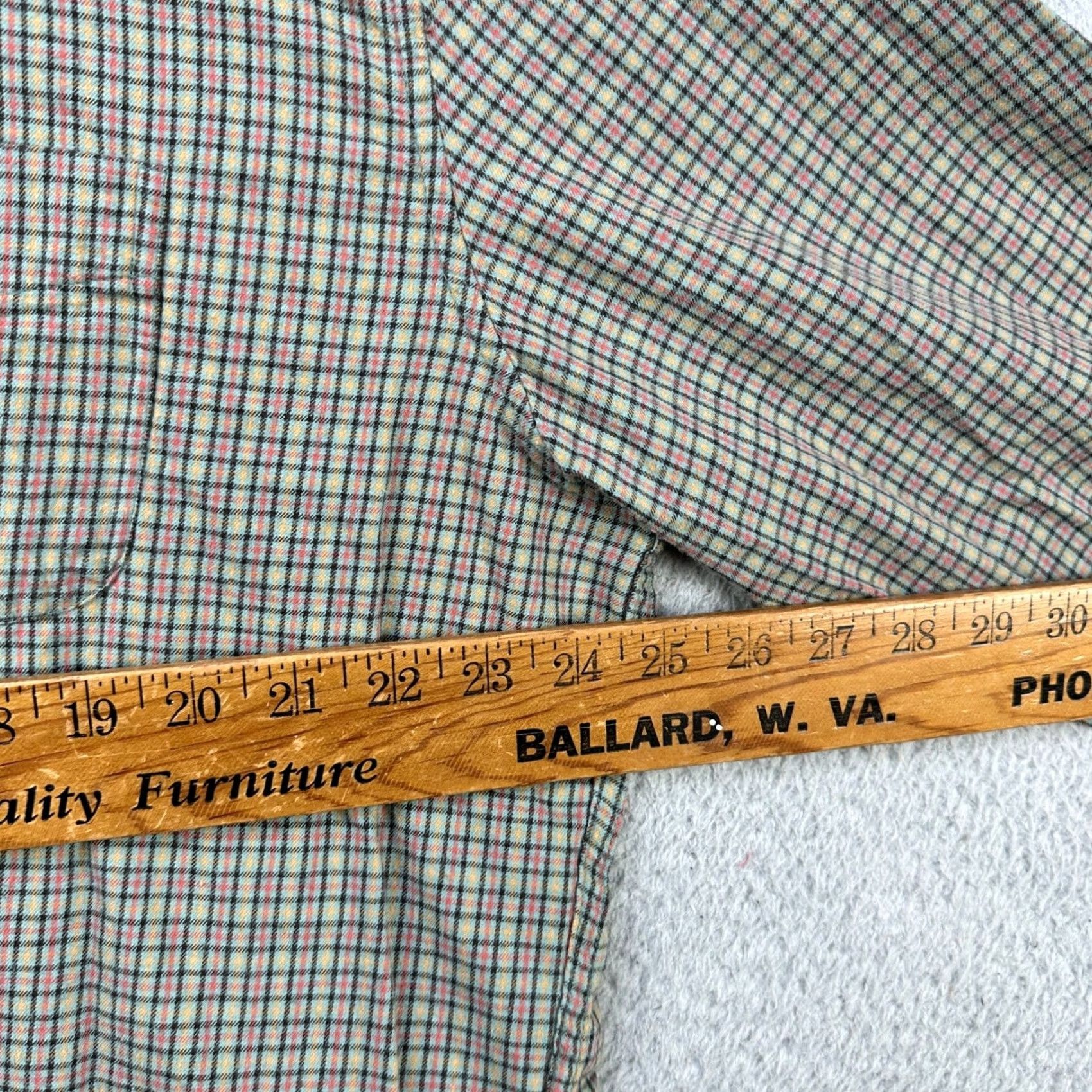 J.Crew J Crew Shirt Button Down Mens 2XL Brown Red Plaid Pocket Classic Size US XXL / EU 58 / 5 - 6 Thumbnail