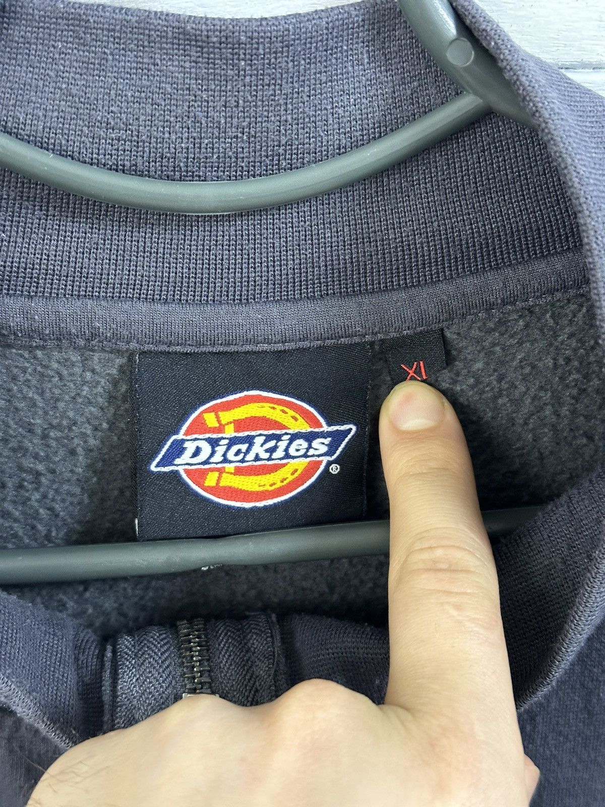 Dickies Rare Vintage Zip Hoodie Dickies Small Logo Y2K Japan style. Size US XL / EU 56 / 4 - 8 Thumbnail