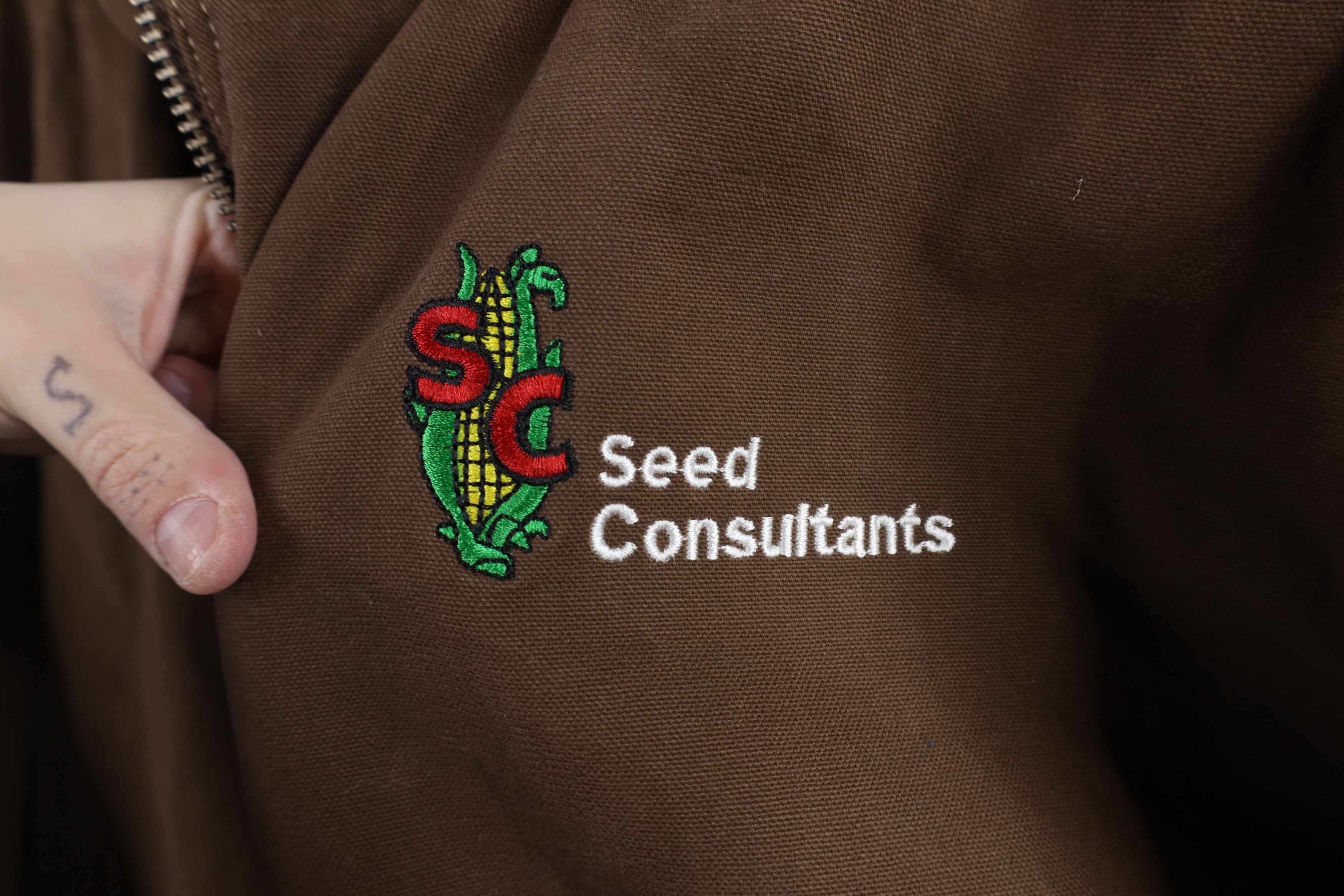 Vintage Vintage Streetwear Consultants Farmer Hooded Canvas Jacket Size US XXL / EU 58 / 5 - 4 Thumbnail