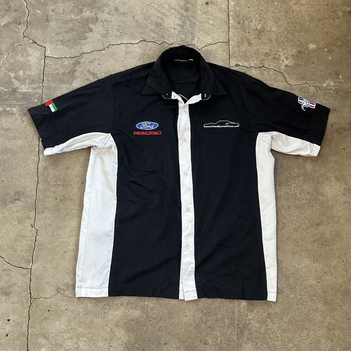 Ford × Vintage Vintage Ford mustang club Racing Shirt Size L Size US XL / EU 56 / 4 - 5 Thumbnail