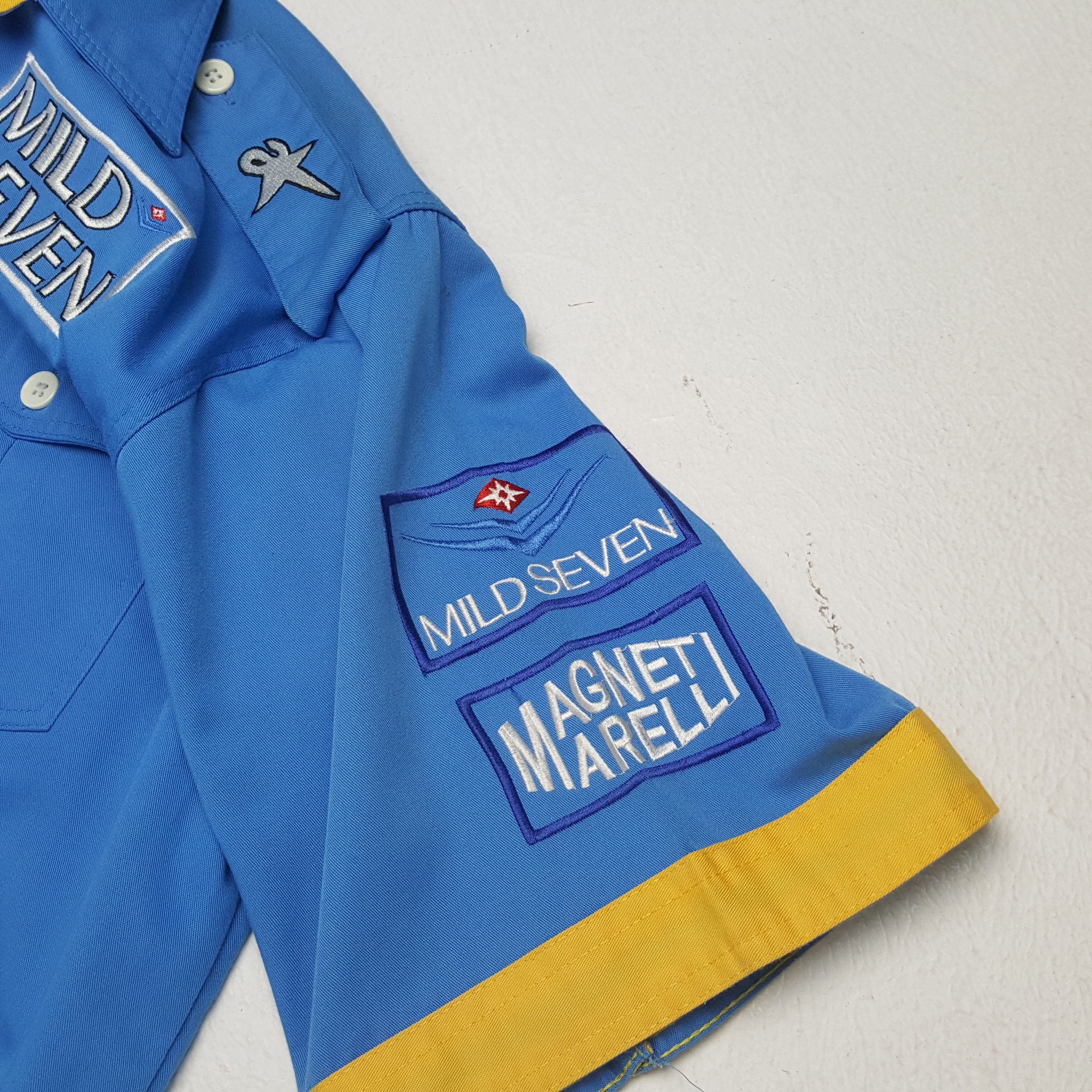 Vintage RENAULT F1 MAGNETI MARELLI Racing Style Shirt Size US XL / EU 56 / 4 - 5 Thumbnail