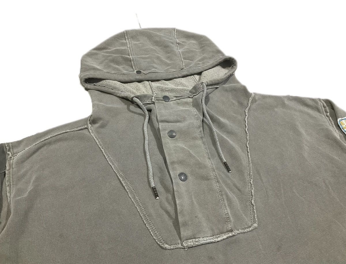 Diesel 🔥Sick Y2K Diesel Frayed Rivet Anorak Hoodie Size US L / EU 52-54 / 3 - 3 Thumbnail