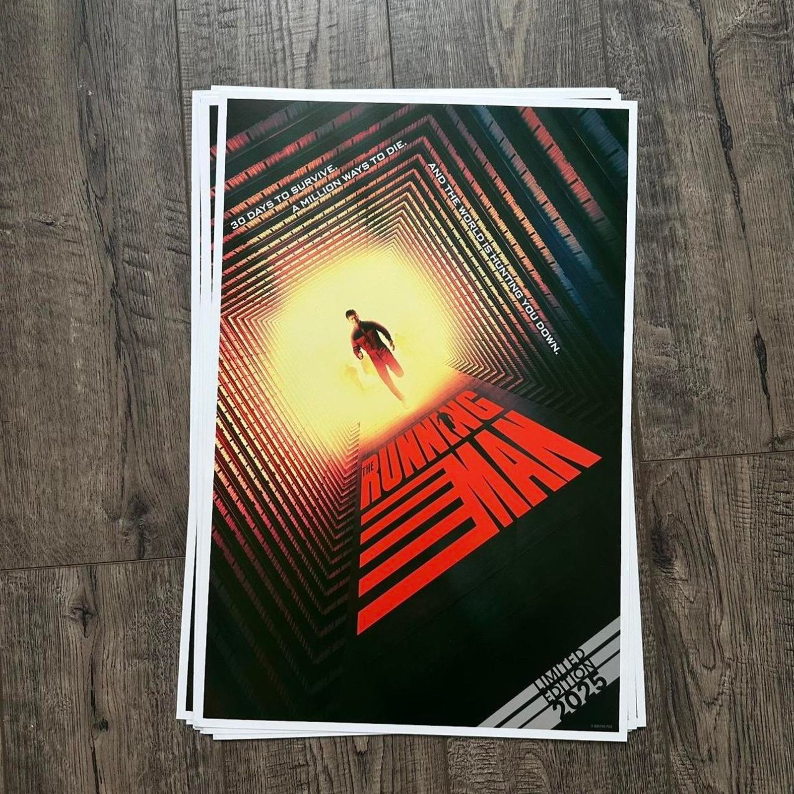 Other 2025 Glenn Powell The Running Man Movie Promo Poster Print Size ONE SIZE - 1 Thumbnail