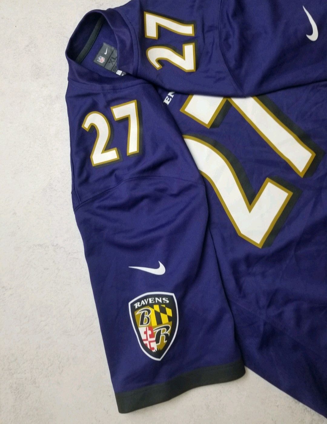 Nike New Nike NFL On Field Jersey Baltimore Ravens #27 Ray Rice Size US XL / EU 56 / 4 - 8 Thumbnail