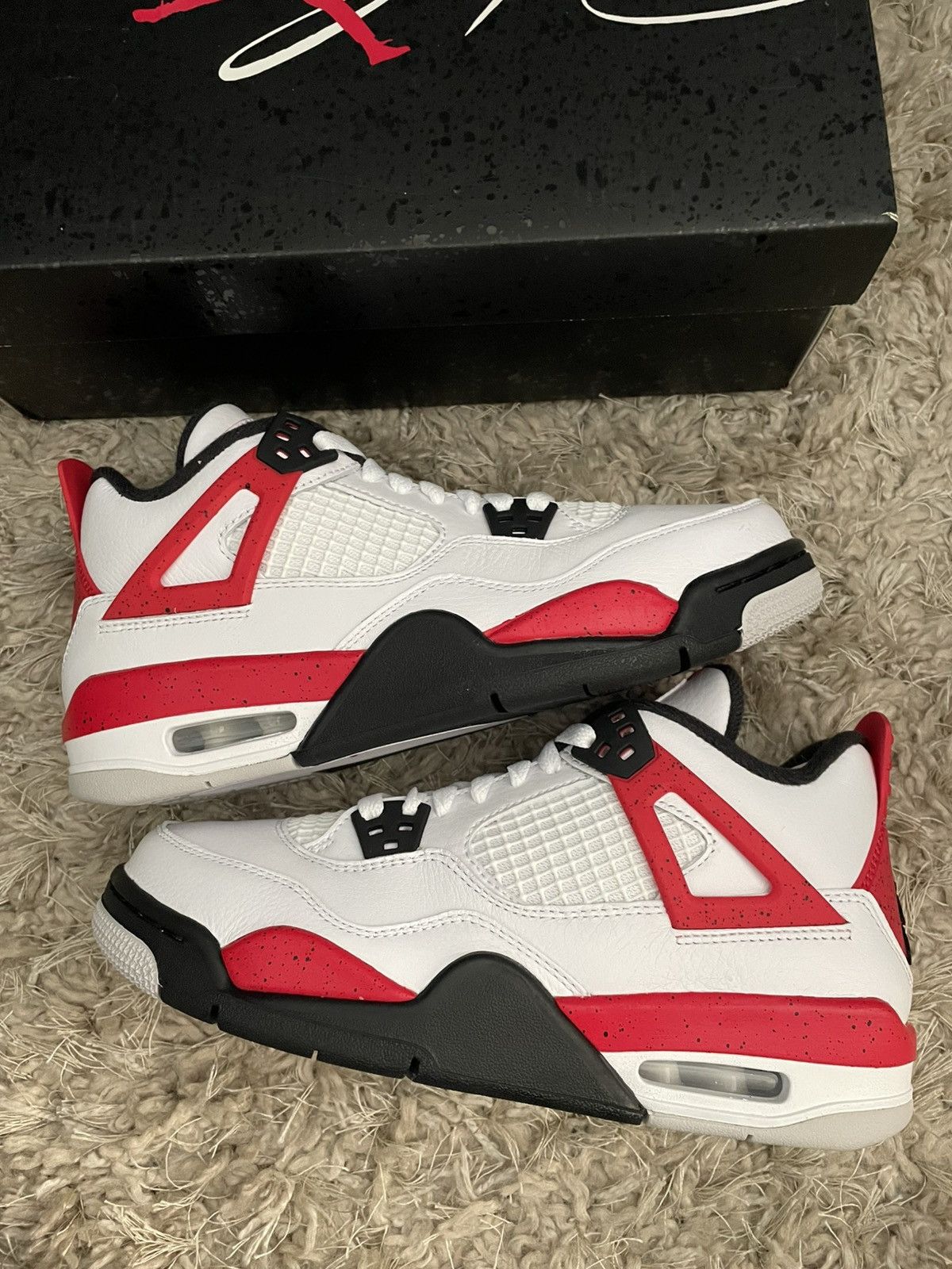 Jordan Brand Jordan 4 Red Cement Size US 6 / EU 39 - 2 Thumbnail