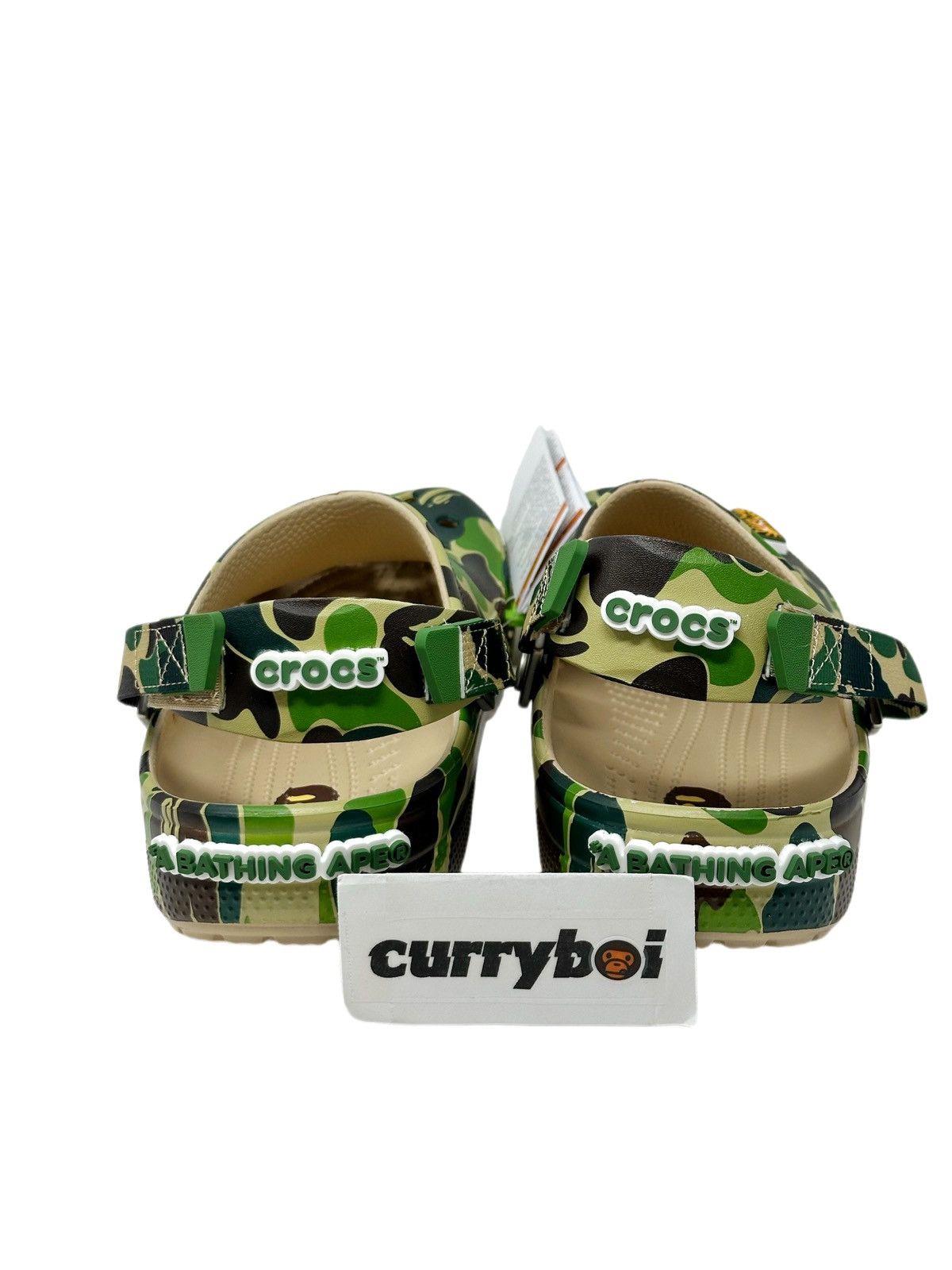 Bape × Crocs Crocs Classic Clog A Bathing Ape ABC Camo Green Size US 6 / EU 39 - 7 Thumbnail