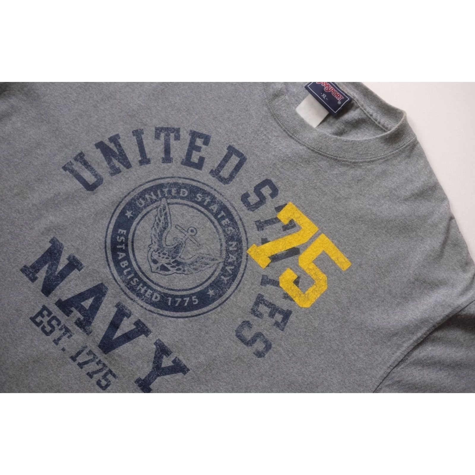 Jansport VINTAGE JANSPORT T-SHIRT Graphic Gray XL USA Military Navy Seal Crest 90s VTG 1775 Size US XL / EU 56 / 4 - 5 Thumbnail