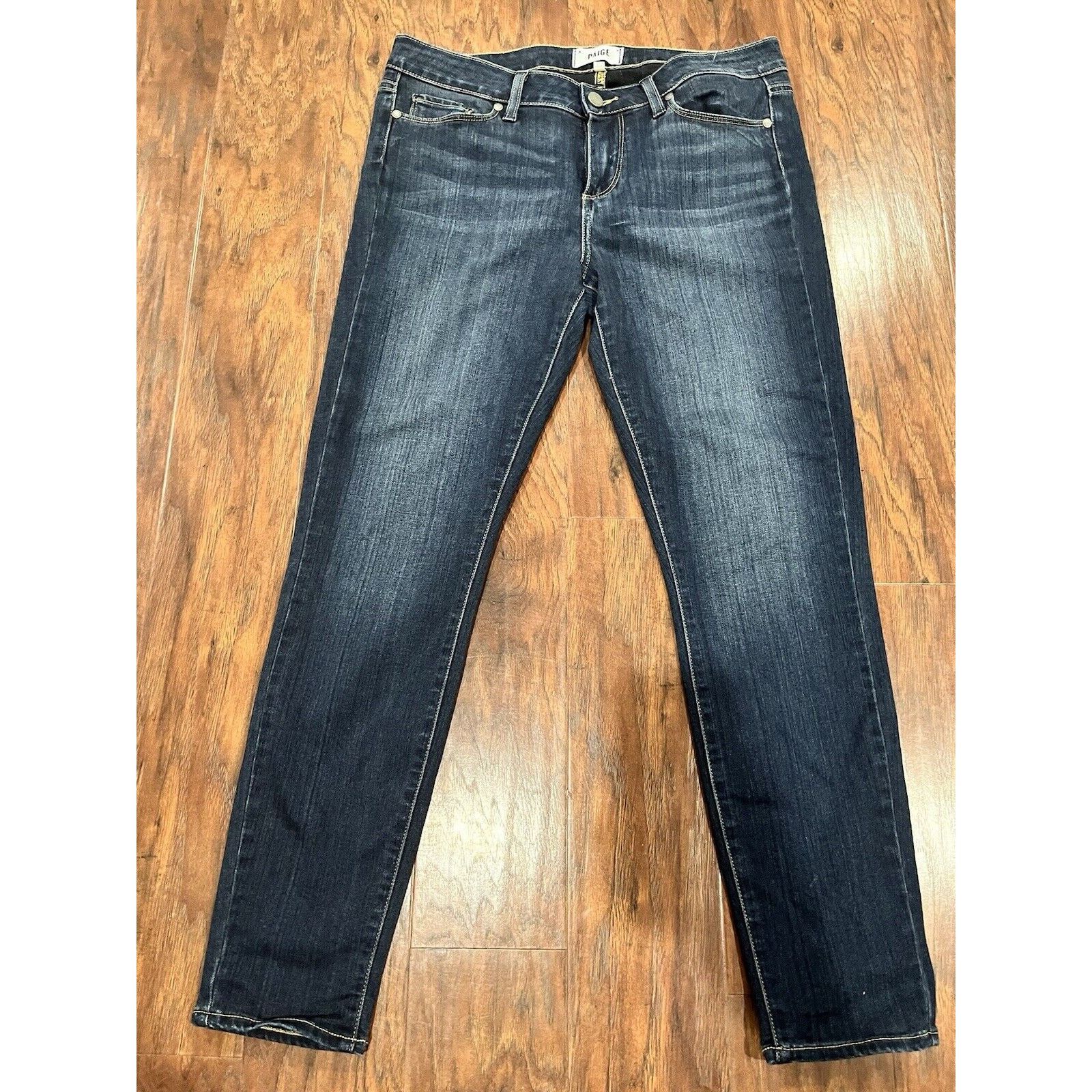 Paige Paige Jeans Womens 31 x 26 Verdugo Ankle Skinny Notthingham Size 31" - 1 Thumbnail