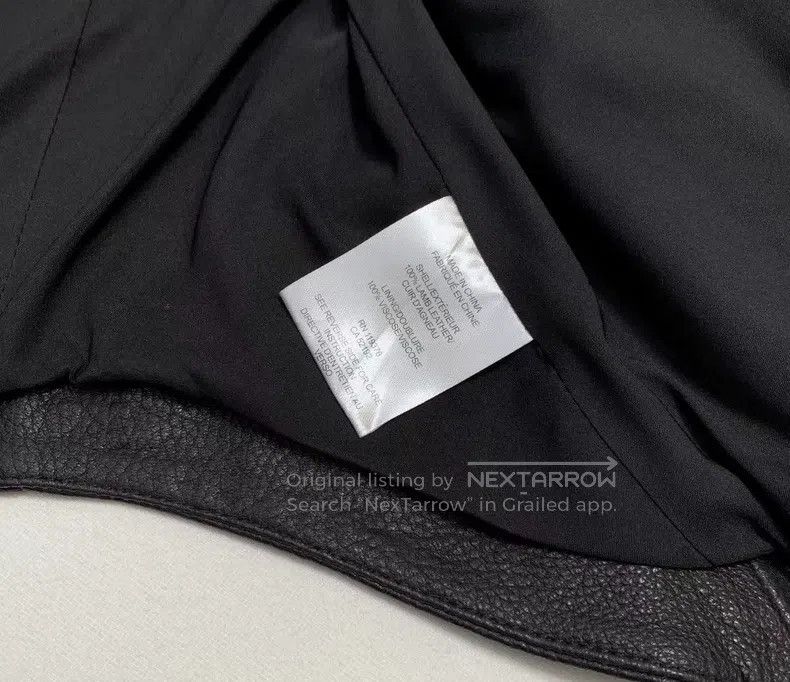 Helmut Lang Helmut Lang Women's Modified Biker Leather Jacket Size S / US 4 / IT 40 - 6 Thumbnail