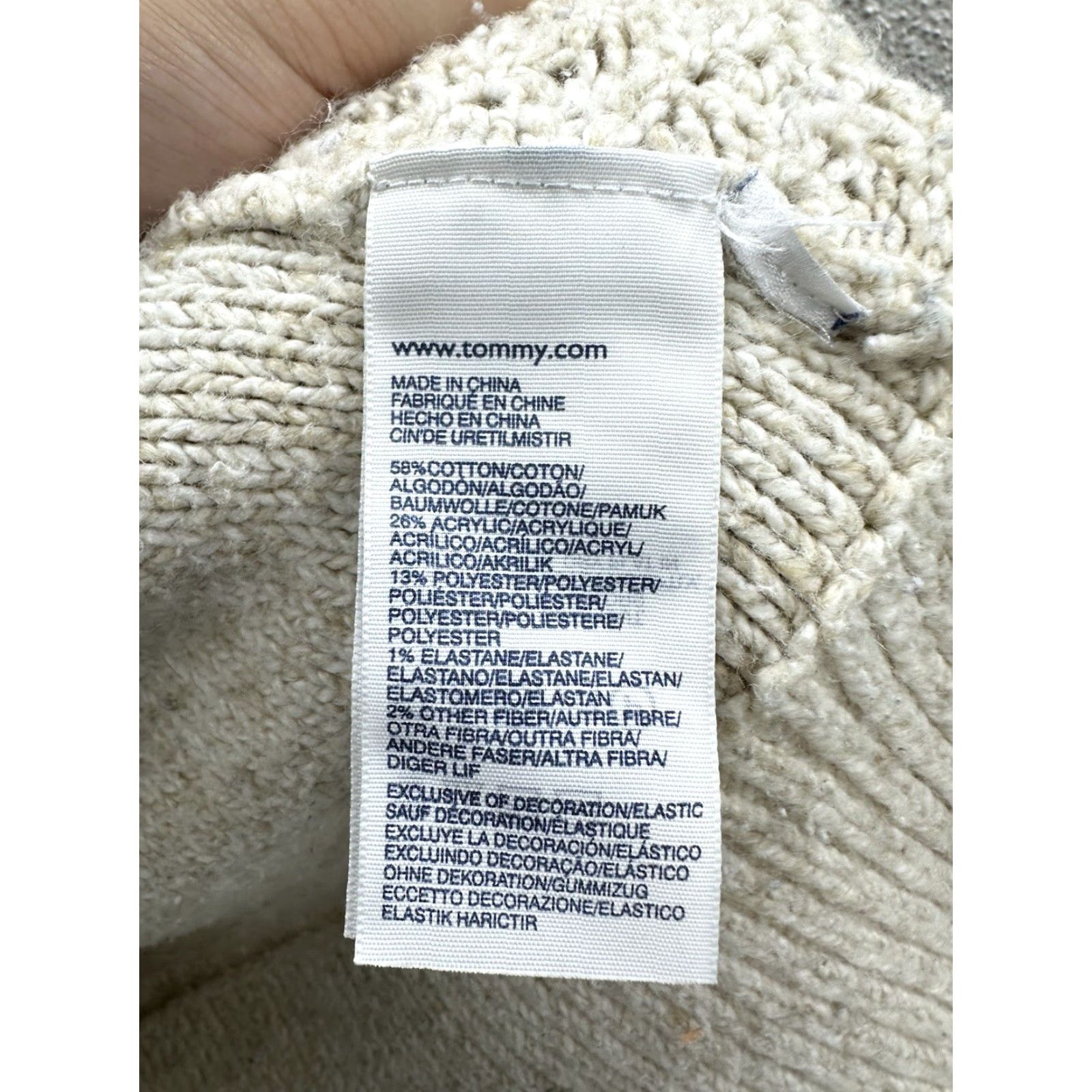 Tommy Hilfiger Tommy Hilfiger Womens Sweater Size Small Tan Open Knit 1/4 Zip Knit Open-Knit 1/4 Zip Sweater Womens Small Tan Brown Regular Fit Pullover Size S / US 4 / IT 40 - 6 Thumbnail