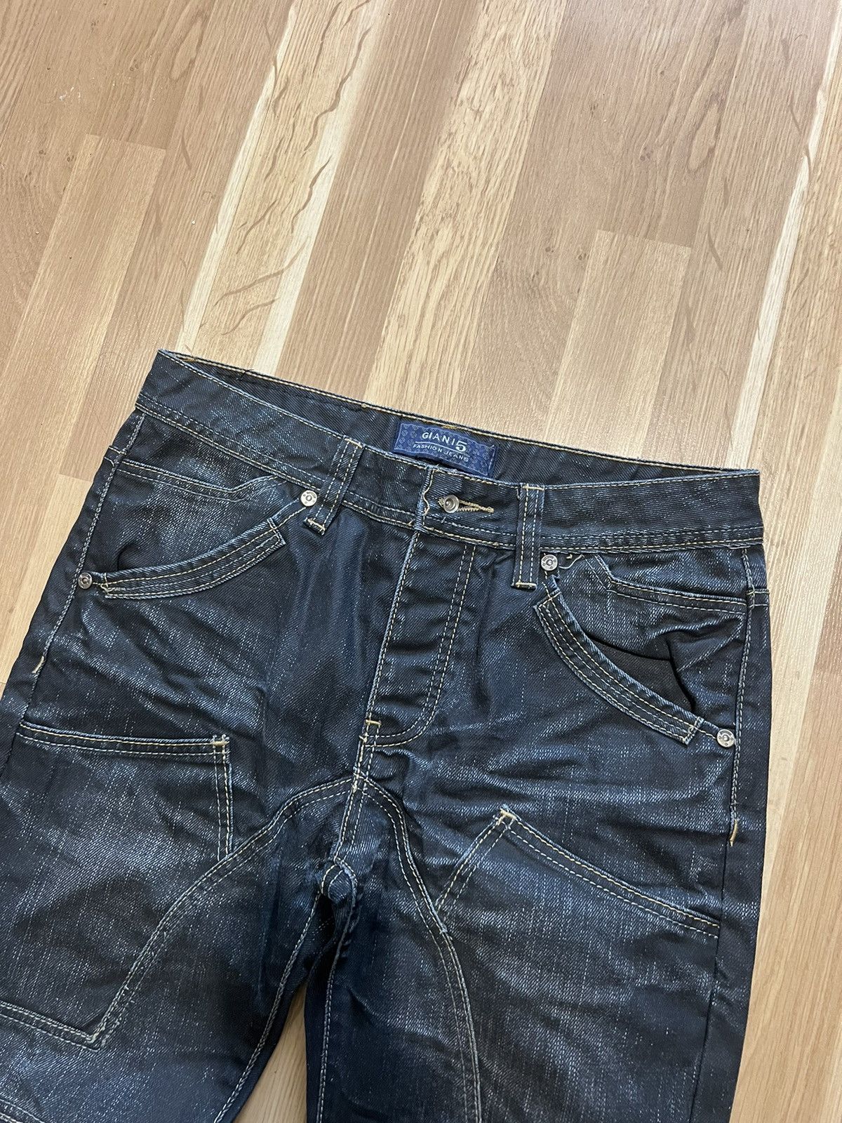 If Six Was Nine × Vintage Vintage washed jeans junya watanabe style double knee Size US 32 / EU 48 - 5 Thumbnail