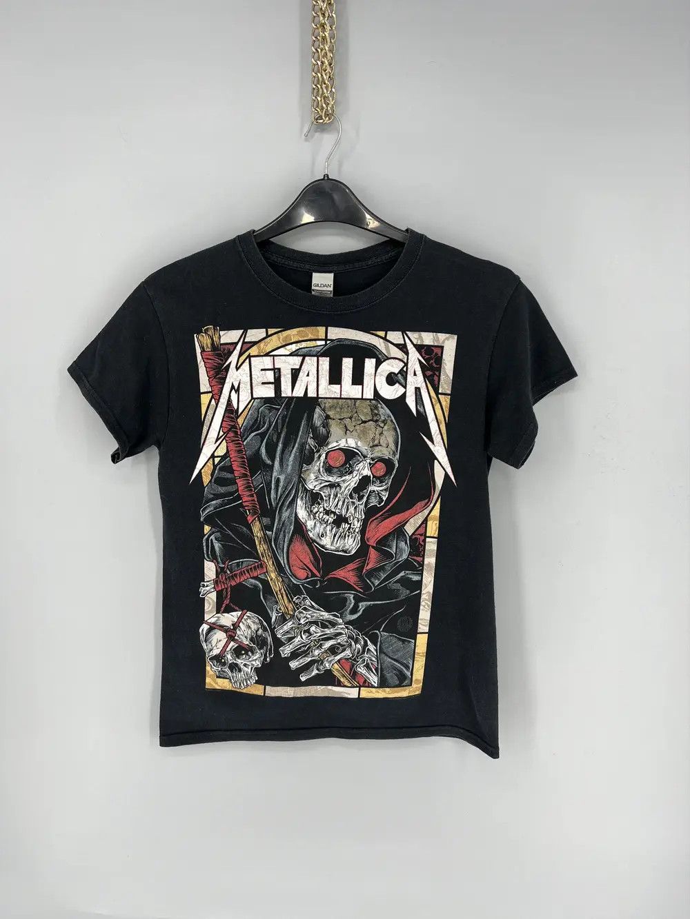 Band Tees Vintage Y2K Metallica Skulls Dead Face Band Rock Streetwear Size US L / EU 52-54 / 3 - 1 Thumbnail