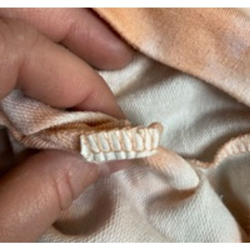 Other Enti Peach White Tie Dye Lightweight Hoodie Sweatshirt Size M / US 6-8 / IT 42-44 - 4 Thumbnail