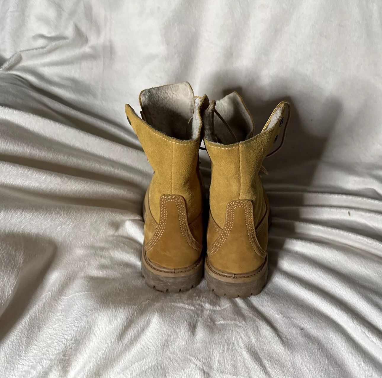 Timberland Timberland Wheat Nubuck Teddy Fleece Fold Down Size US 5.5 / EU 38 - 3 Thumbnail