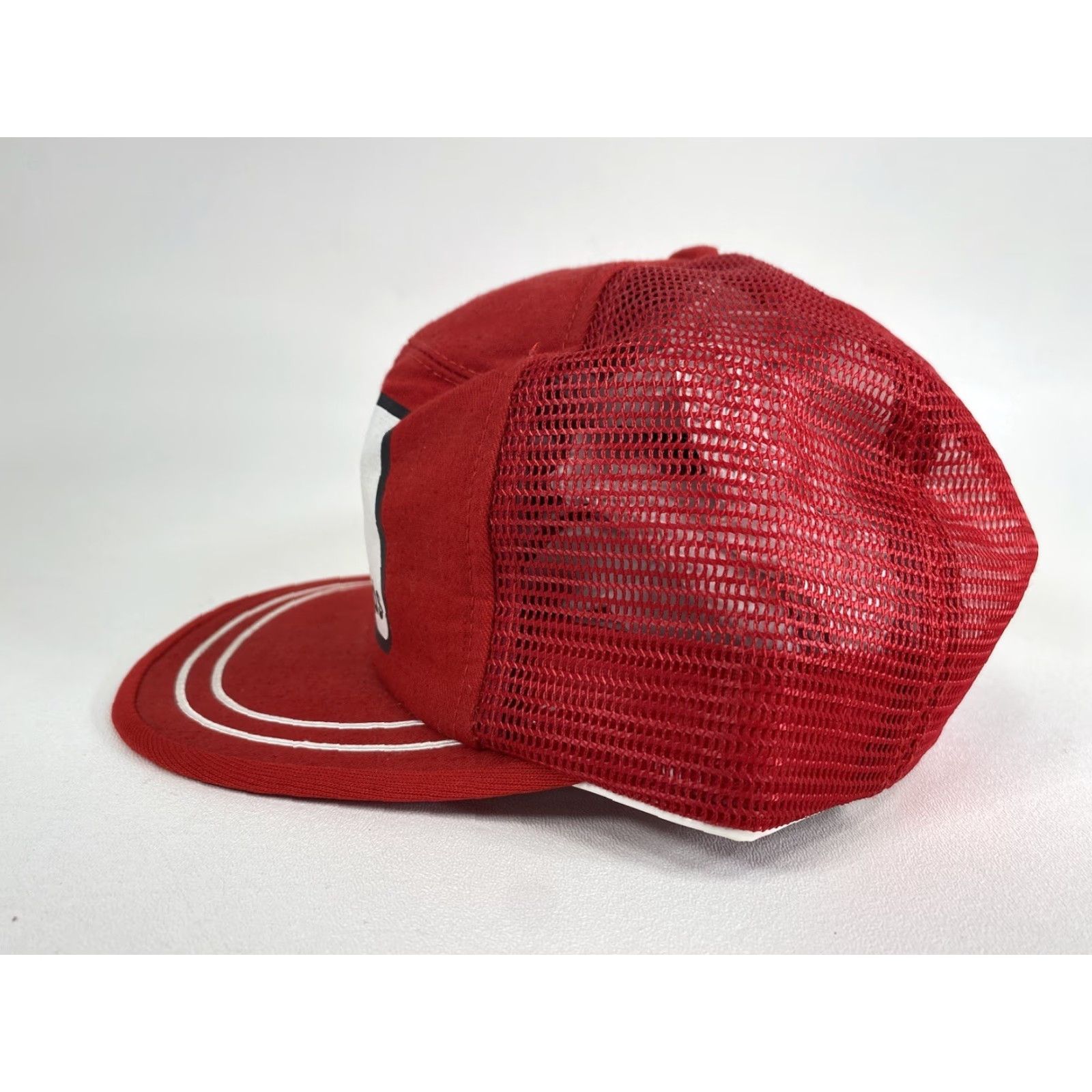 Vintage VINTAGE Kaltenberg Seeds Patch Trucker Hat Kap King USA Made Adjustable Red 1980s Cap Mens Size ONE SIZE - 3 Thumbnail