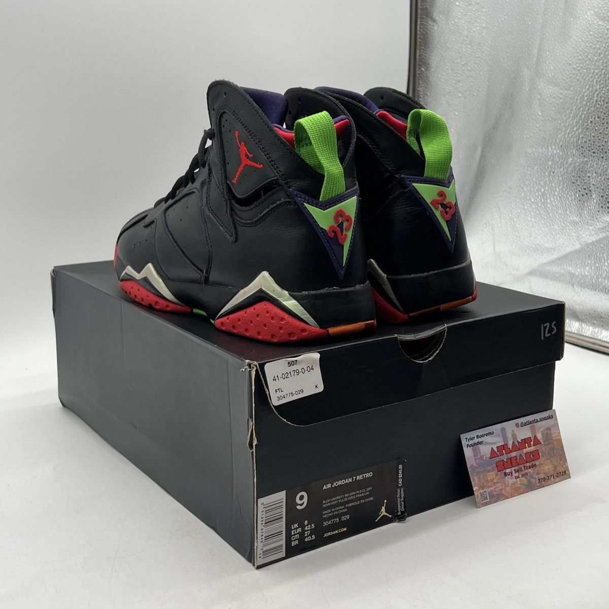 Jordan Brand Air Jordan 7 Marvin the Martian Size US 9 / EU 42 - 4 Thumbnail
