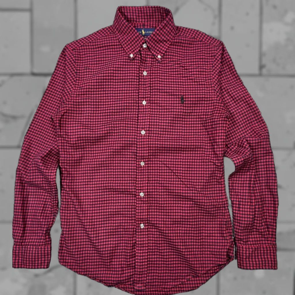 Polo Ralph Lauren Polo Ralph Lauren Button Up Shirt Men’s Slim S Red Black Gingham Check Buffalo - Polo Ralph Lauren Big Pony Shirt Men Slim S Red Black Check Buffalo Size US S / EU 44-46 / 1 - 1 Thumbnail