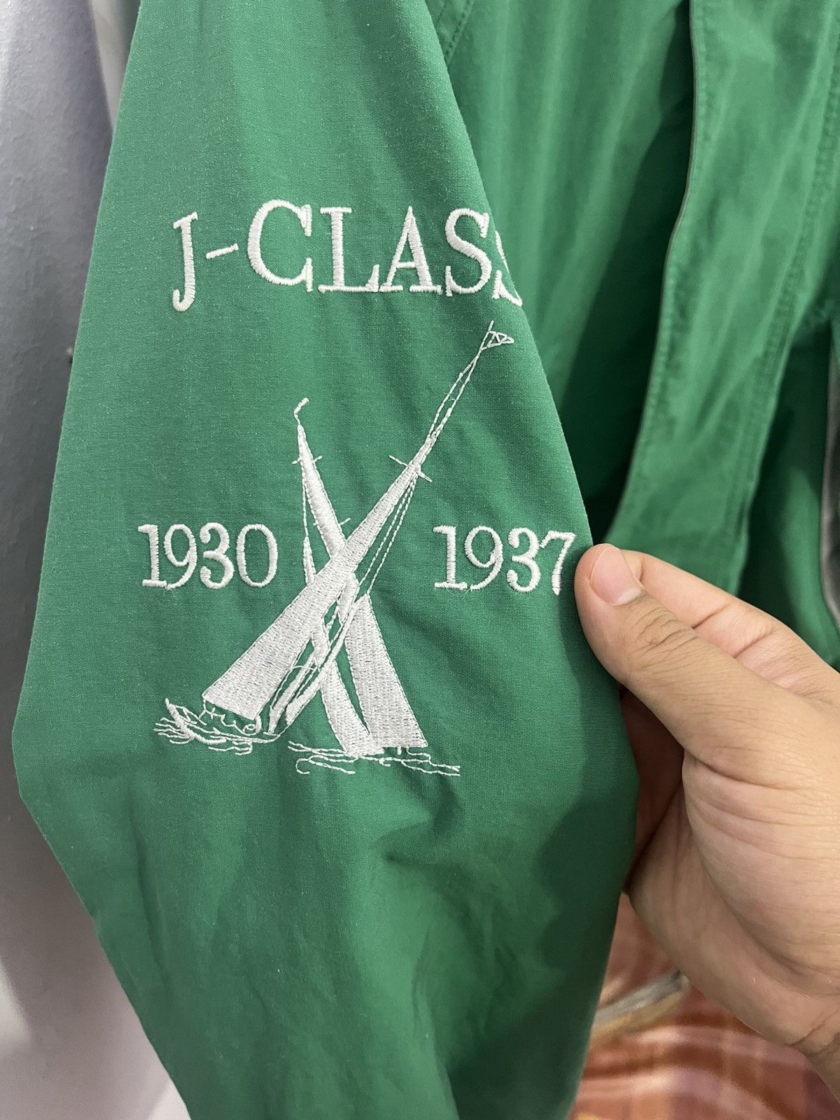 Nautica Vintage Nautica Sailing Spellout Jacket Hidden Hood Size US M / EU 48-50 / 2 - 4 Thumbnail