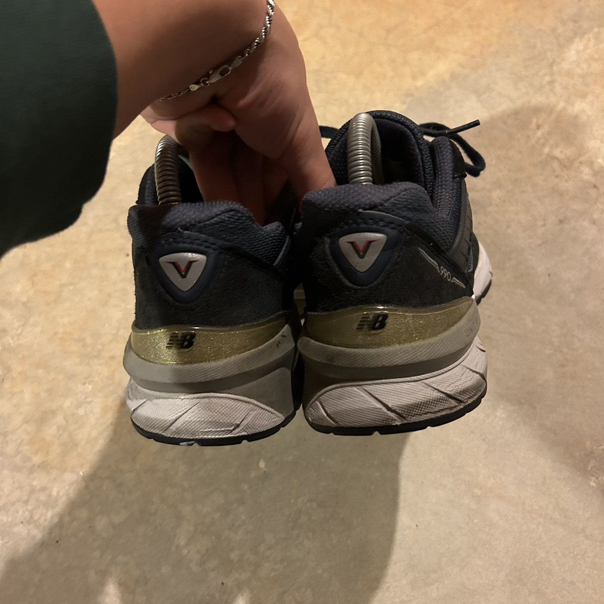 New Balance New Balance 990v5 Navy US 7.5 Made in USA 🇺🇸 Size US 7.5 / EU 40-41 - 4 Thumbnail