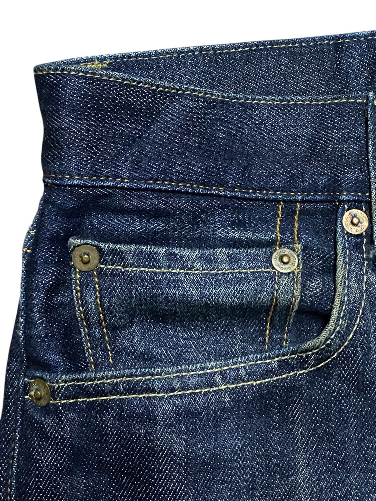 Japanese Brand Vintage Japanese Uniqlo Mud Wash Distressed Slim Jeans Size US 32 / EU 48 - 7 Thumbnail