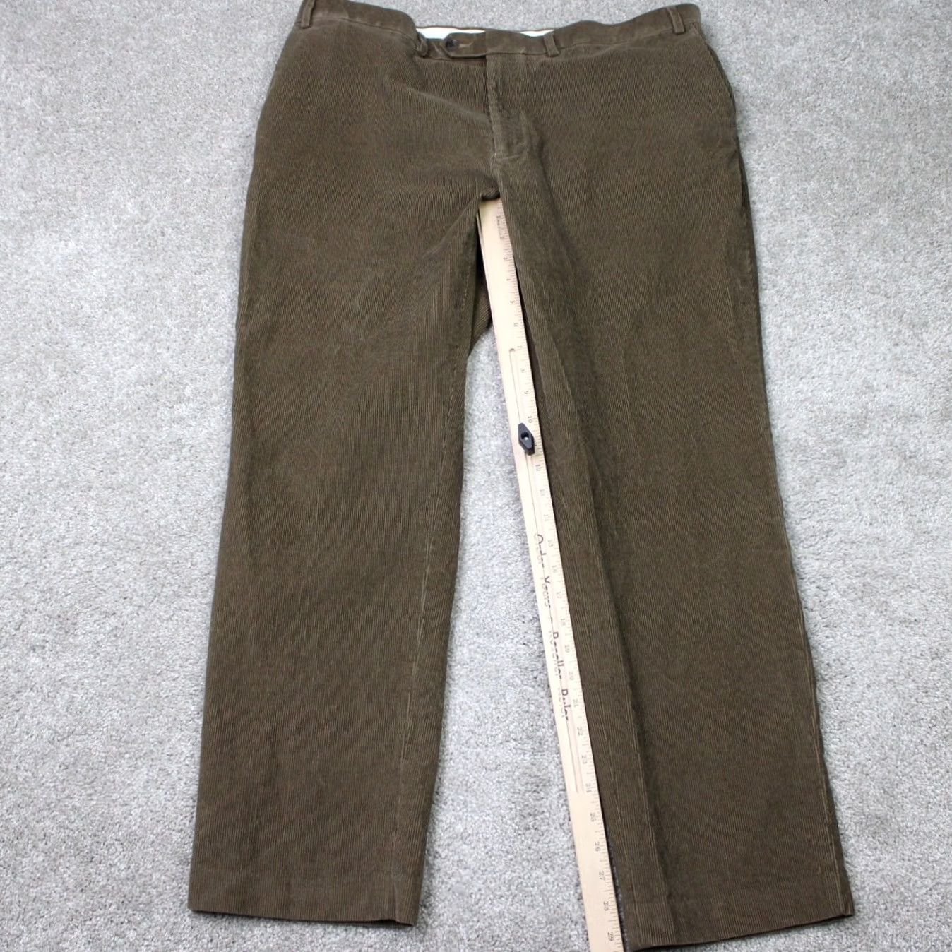 Ralph Lauren LAUREN Ralph Lauren Pants Mens 38x30 Brown Corduroy Flat Front 100% Cotton Chino Dress Pants Men Size US 38 / EU 54 - 2 Thumbnail