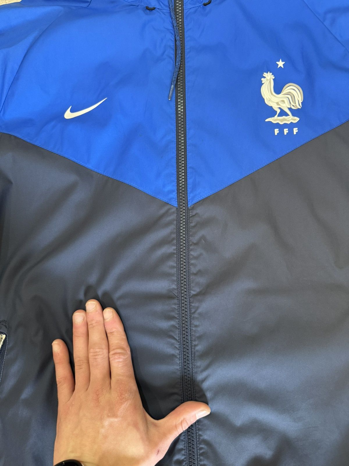 Nike Nike France Windrunner Jacket World Cup Soccer Windbreaker Size US XL / EU 56 / 4 - 19 Thumbnail