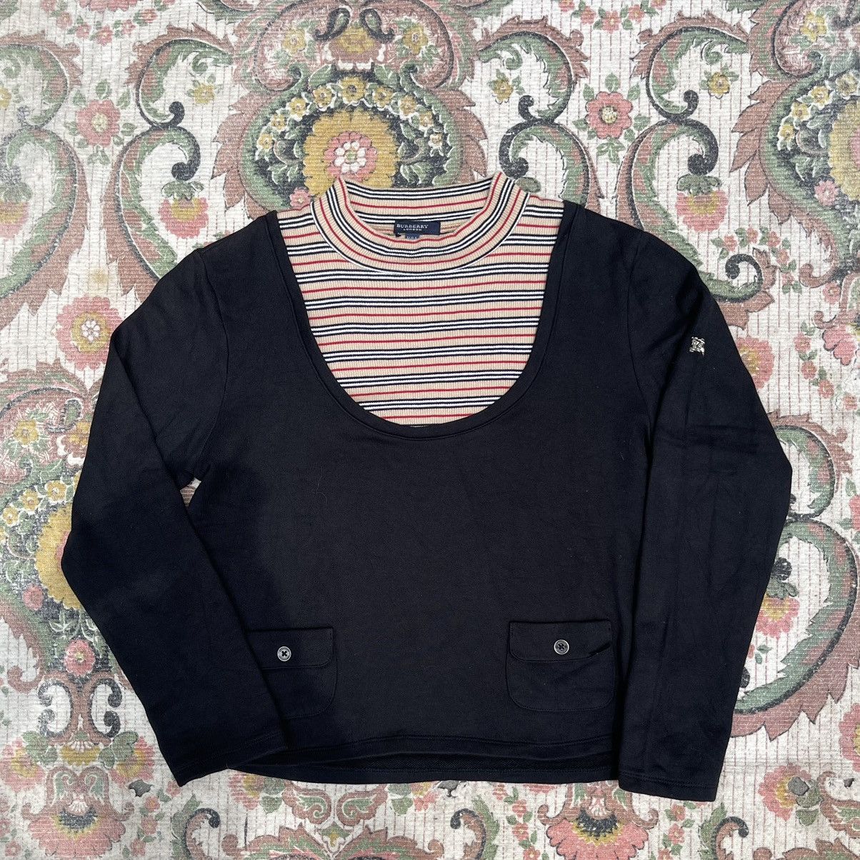 Burberry Burberry Nova Check Pullover Sweatshirt Size S / US 4 / IT 40 - 1 Thumbnail